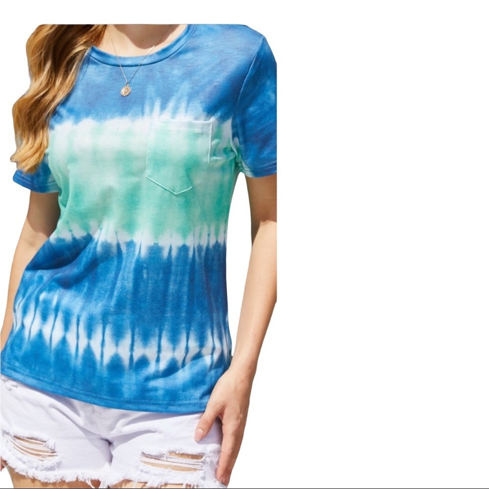Xl Aceshin boutique tie dye tee with pocket